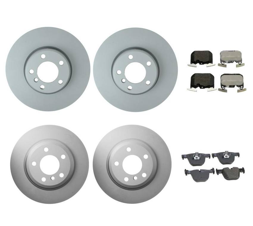 BMW Brake Kit - Pads and Rotors Front &  Rear (340mm/330mm)